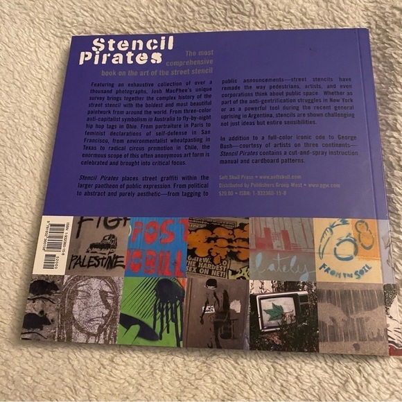 Stencil Pirates by Josh MacPhee trade paperback street stencil art book … - Picture 2 of 8